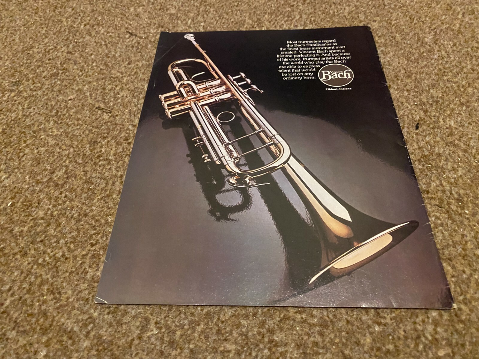 JBF11 ADVERT 11X8 VINCENT BACH STRADIVARIUS TRUMPET