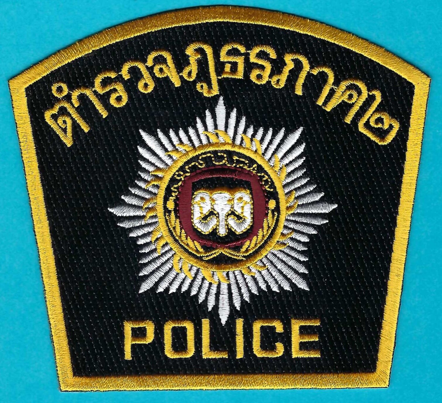 BANGKOK THAILAND POLICE SHOULDER PATCH