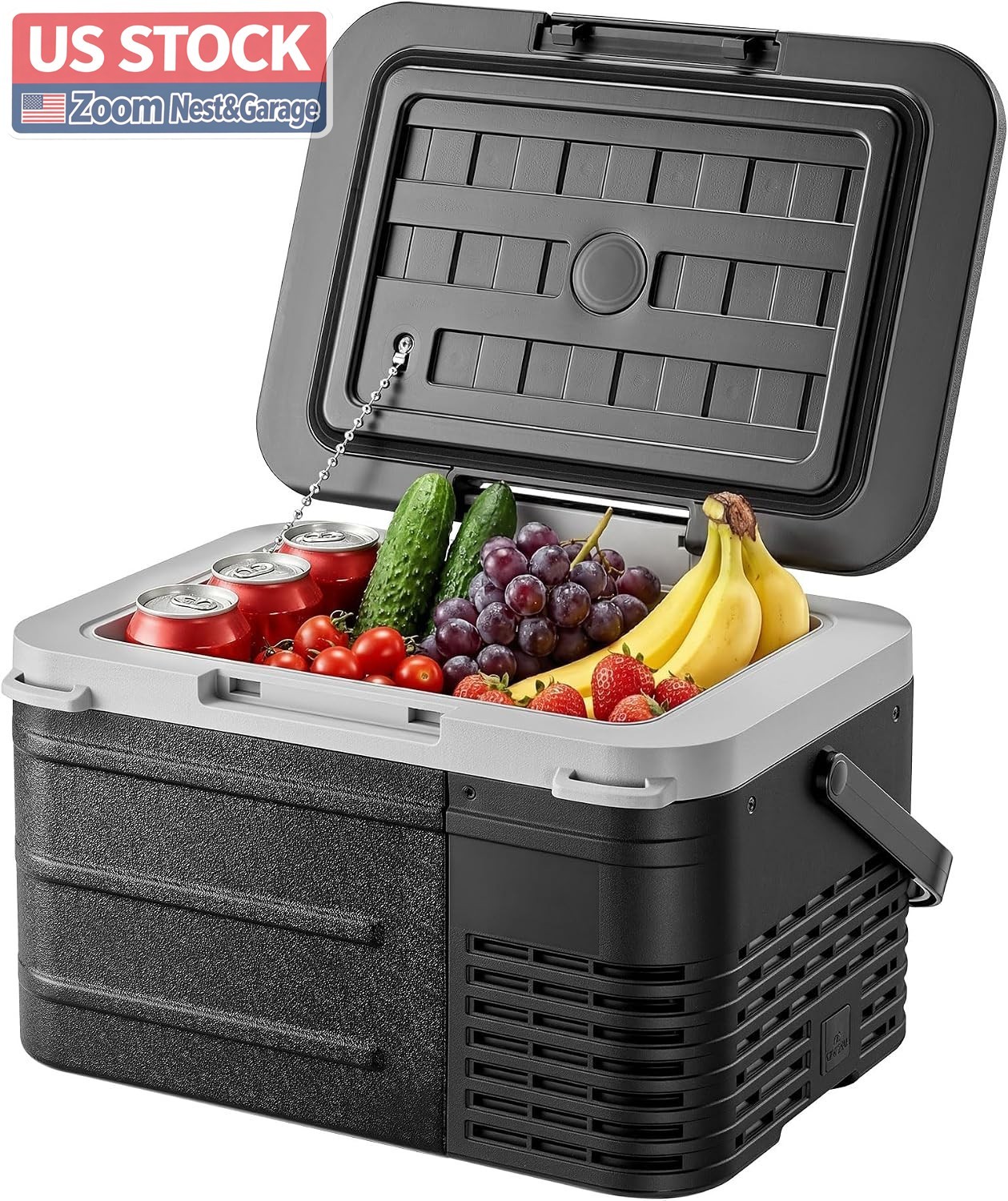US Stock EKOJUCE 12V Refrigerator 11QT Portable Freezer Electric Cooler US Stock EKOJUCE 12V Refrigerator 11QT Portable Freezer Electric Cooler