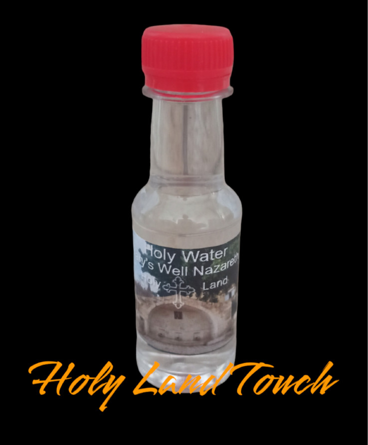 Blessed Water from the Virgin Mary’s Spring – Nazareth Holy Land 50 ml.