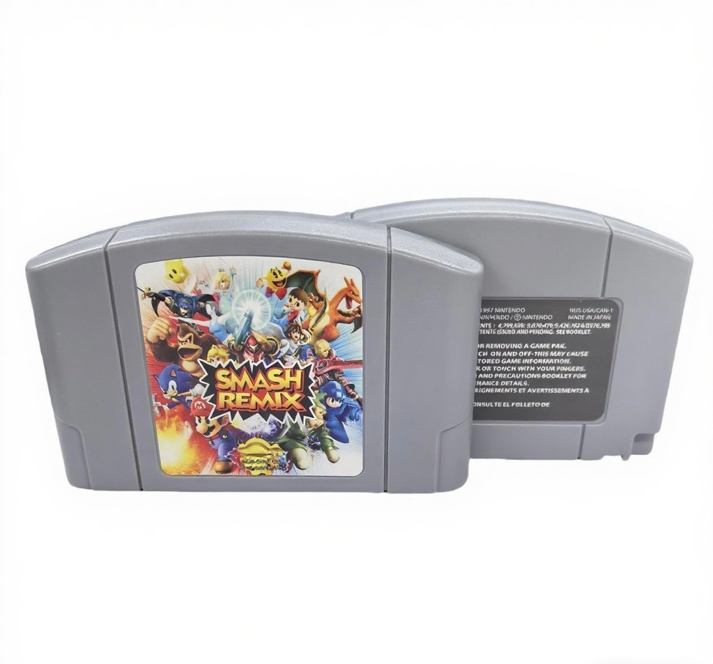 SMASH REMIX 2.0.1 Games Cartridge For Nintendo 64 Console US Fast Shipping