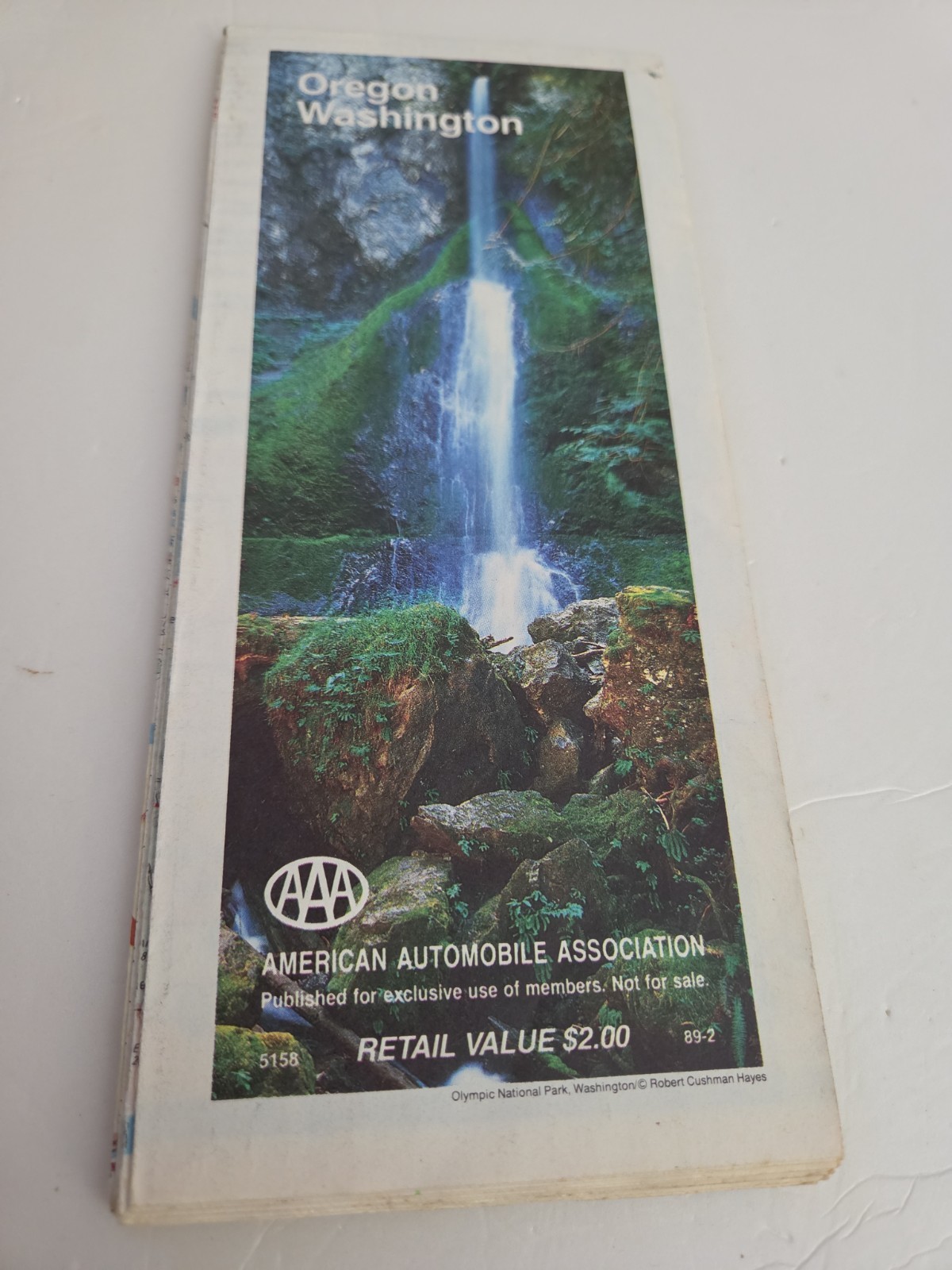 AAA Map Oregon Washington 