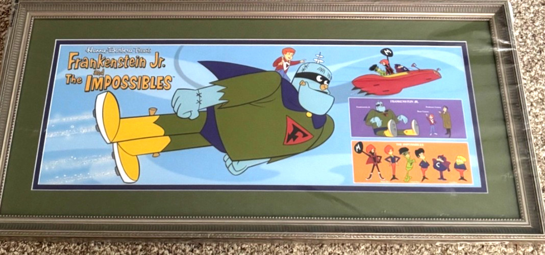 Hanna Barbera Cel Related-Not Warner Brothers-LE Print - Frankenstein Jr.