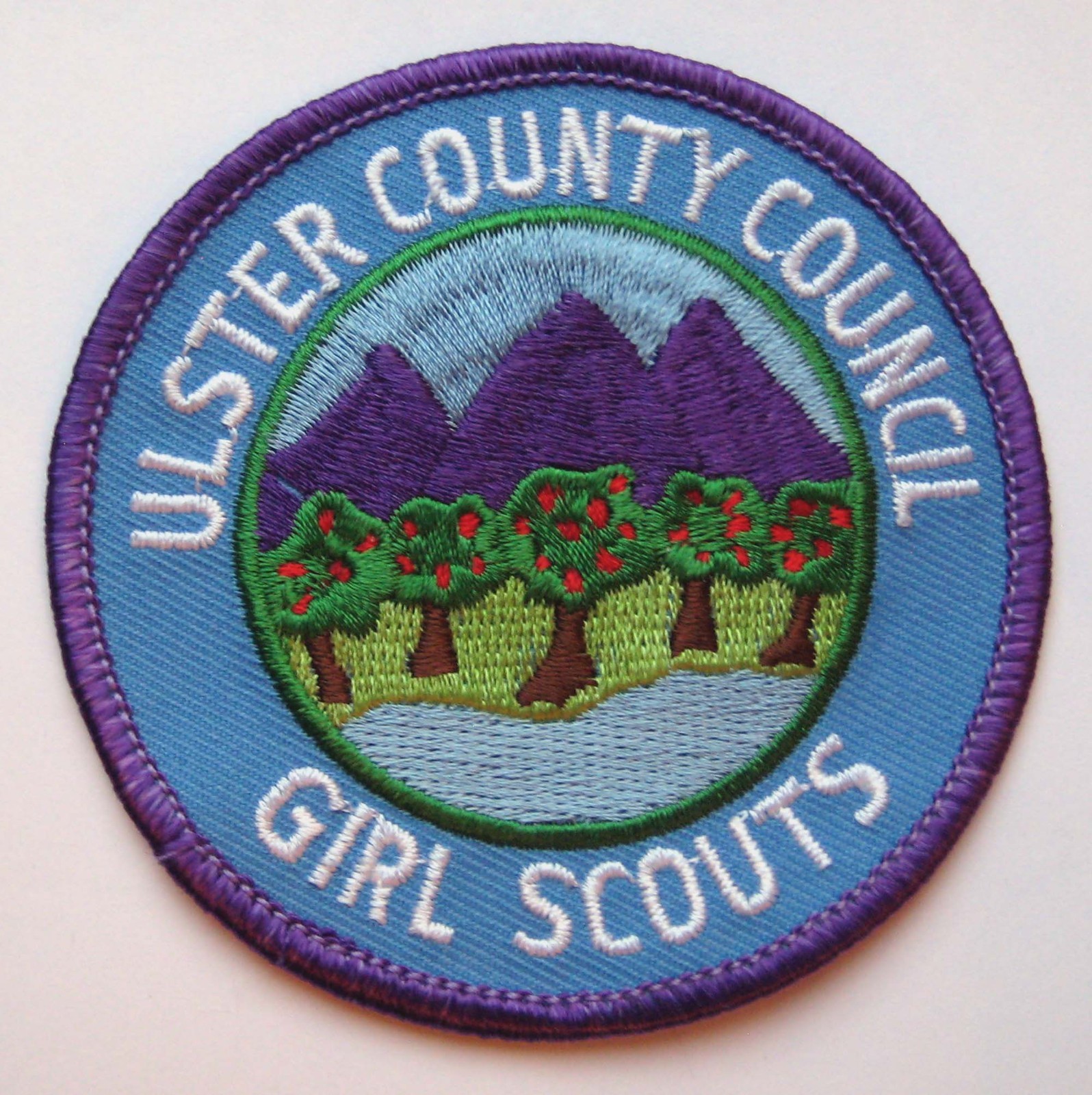 Obsolete Girl Scout ULSTER COUNTY COUNCIL PATCH Greater New York Uniform Badge