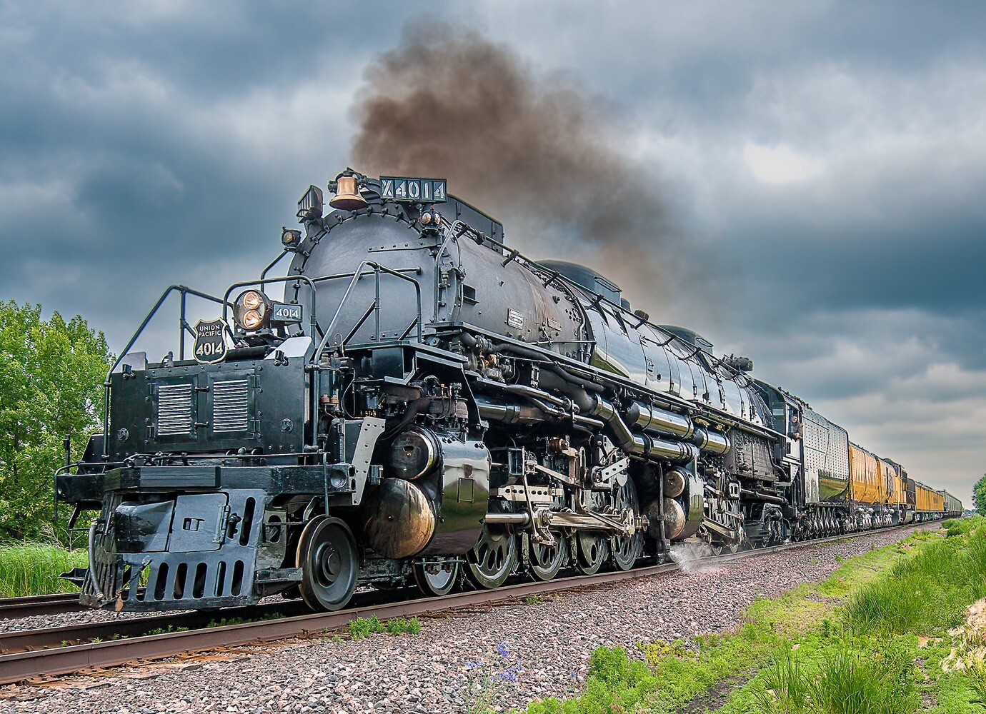 Union Pacific Photo BIG Boy  Steam Locomotive 4014 Railroad print UP train