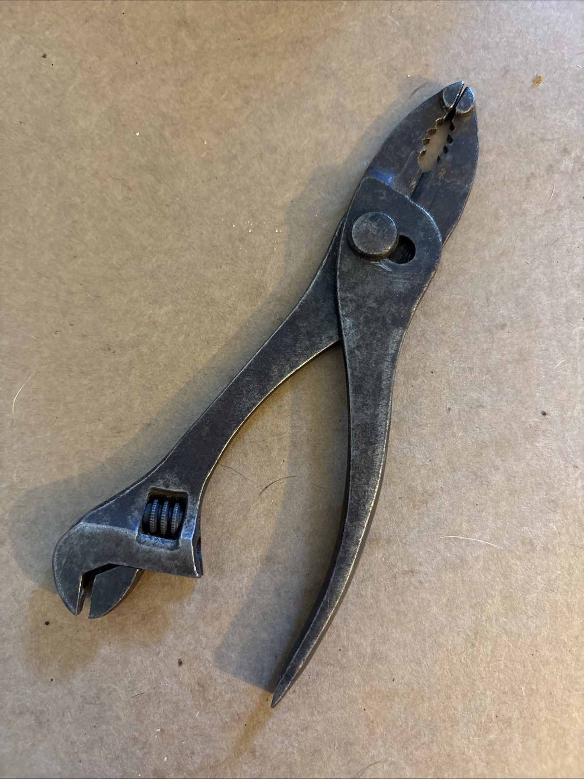 Vintage Adjustable Wrench Combo Pliers RARE Made In The USA