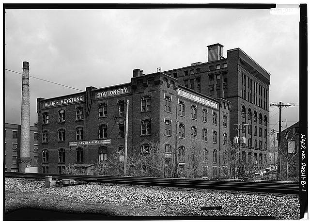Blairstown NJ 1900s Blair's Keystone Stationery J.C. Blair Co Building