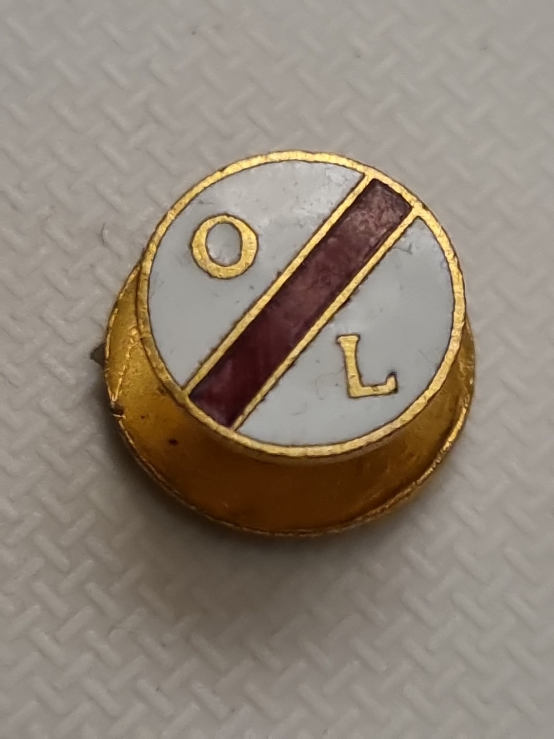 OLYMPIQUE LILLE FRANCE OLD RARE Football Badge Badge Badge Odznaka 