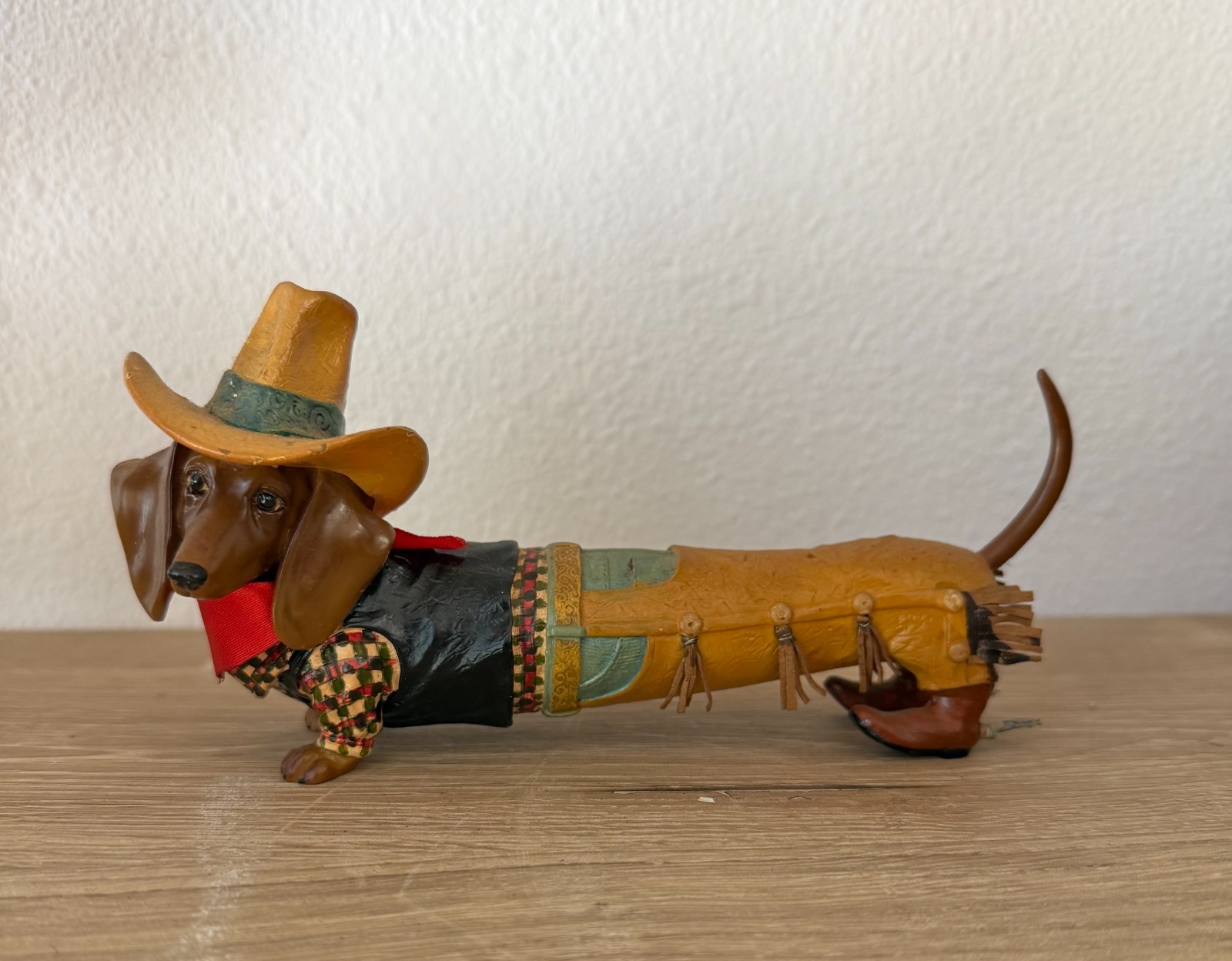 Dachshund Cowboy 16505 Westland Hot Diggity Get A Long  Little Doggie Figurine