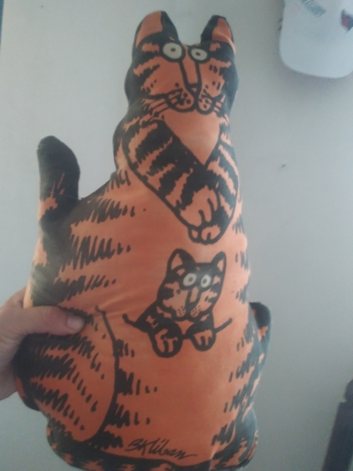 Vintage B Kliban Momcat Plush Pillow
