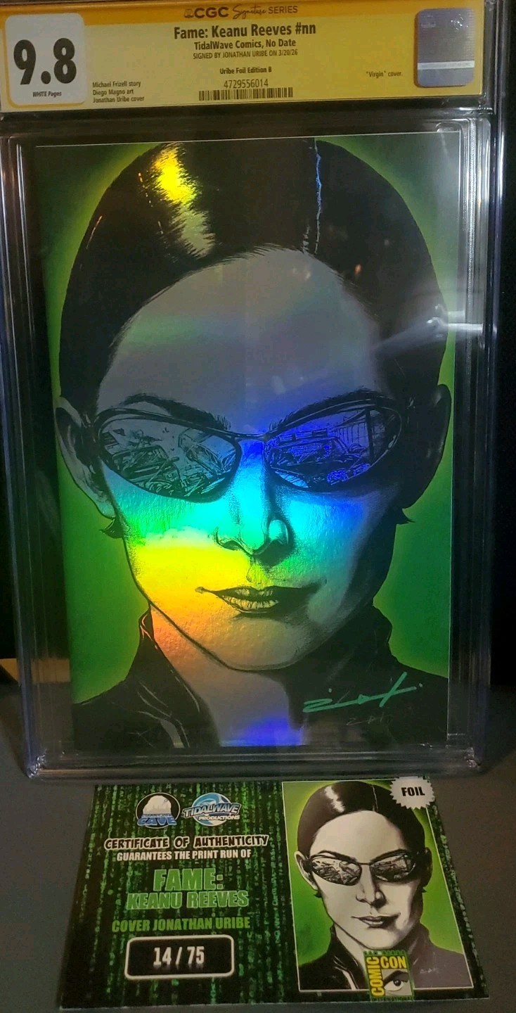 ❤️‍🔥 1 Of 3 POP CGC 9.8 FAME: KEANU REEVES 