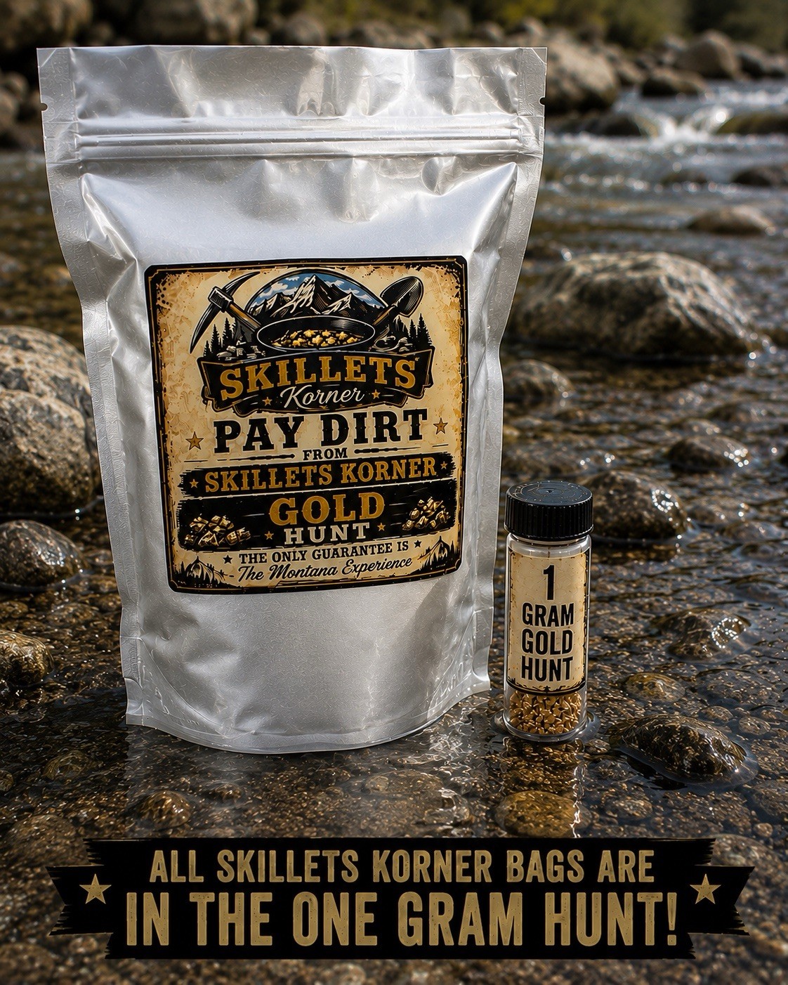 Montana Gold Paydirt | Guaranteed Real Gold | Gold Panning Prospecting Pay Dirt
