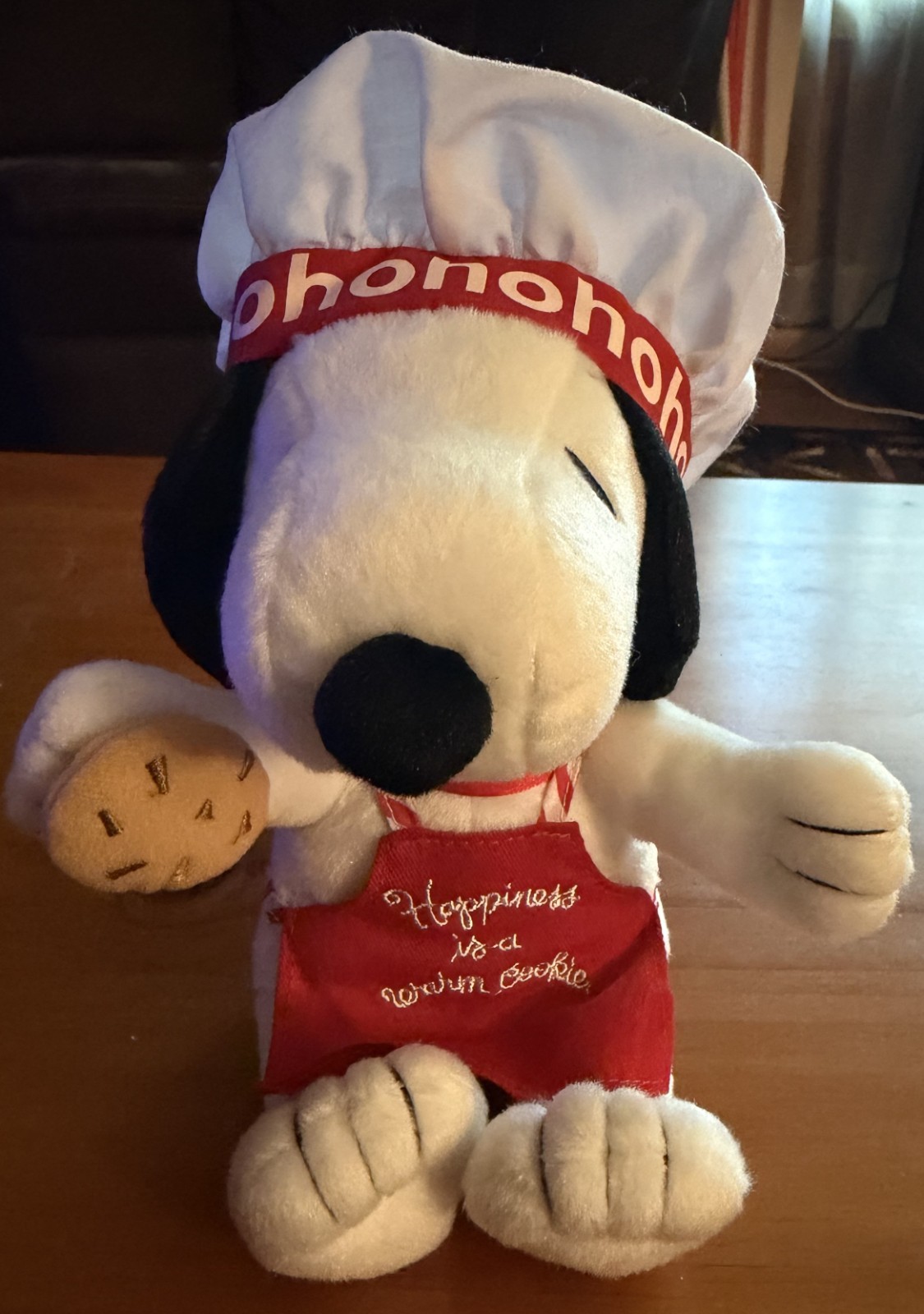 8” Snoopy Plush Peanuts Hallmark Vtg. (2010) “Happiness is a Warm Cookie” Chef 8” Snoopy Plush Peanuts Hallmark Vtg. (2010) “Happiness is a Warm Cookie” Chef