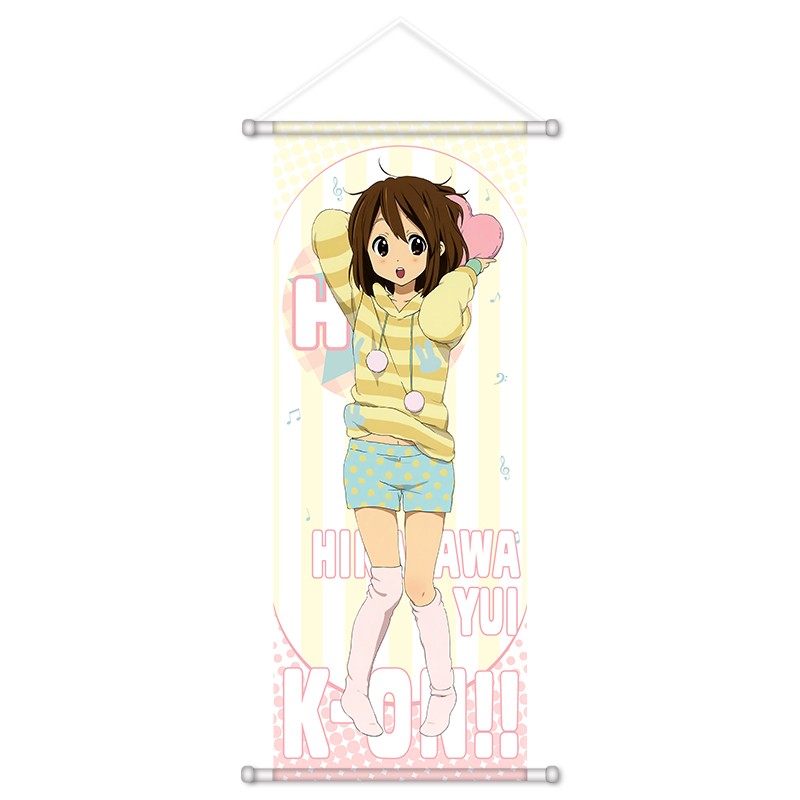 k-on Hirasawa Yui Kotobuki Tsumugi Anime Scroll Wall Home Decor Poster Wall Art
