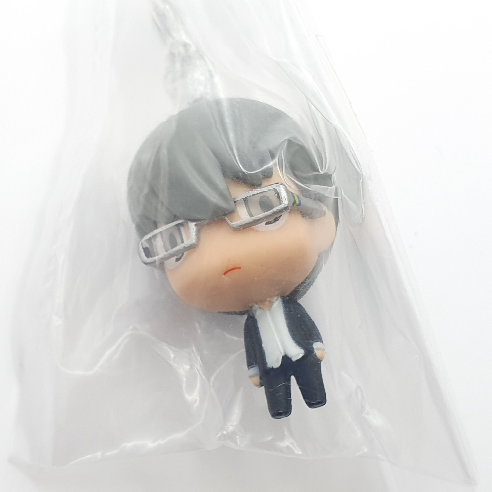 Megahouse P4 Persona 4 GCC Mini NARUKAMI YU w/glasses clasp keychain figure