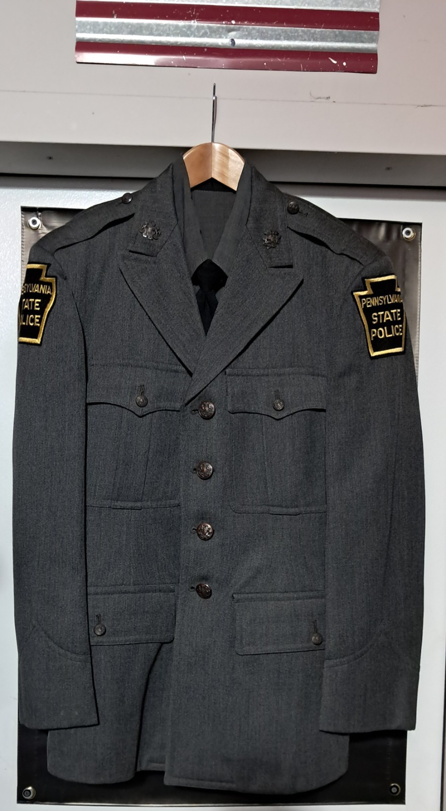 Vintage obsolete 1980's PA State Police Shirt and Dress Blouse