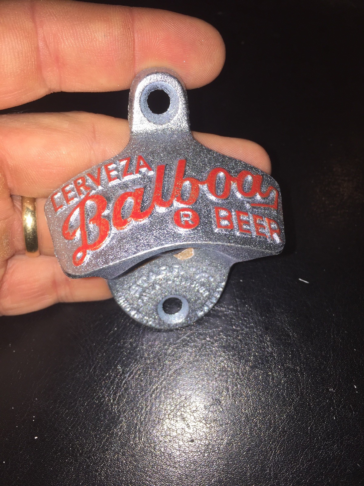 Balboa Cerveza Bottle Opener Mexico Soda Mexican Beer Metal Collector Patina WOW