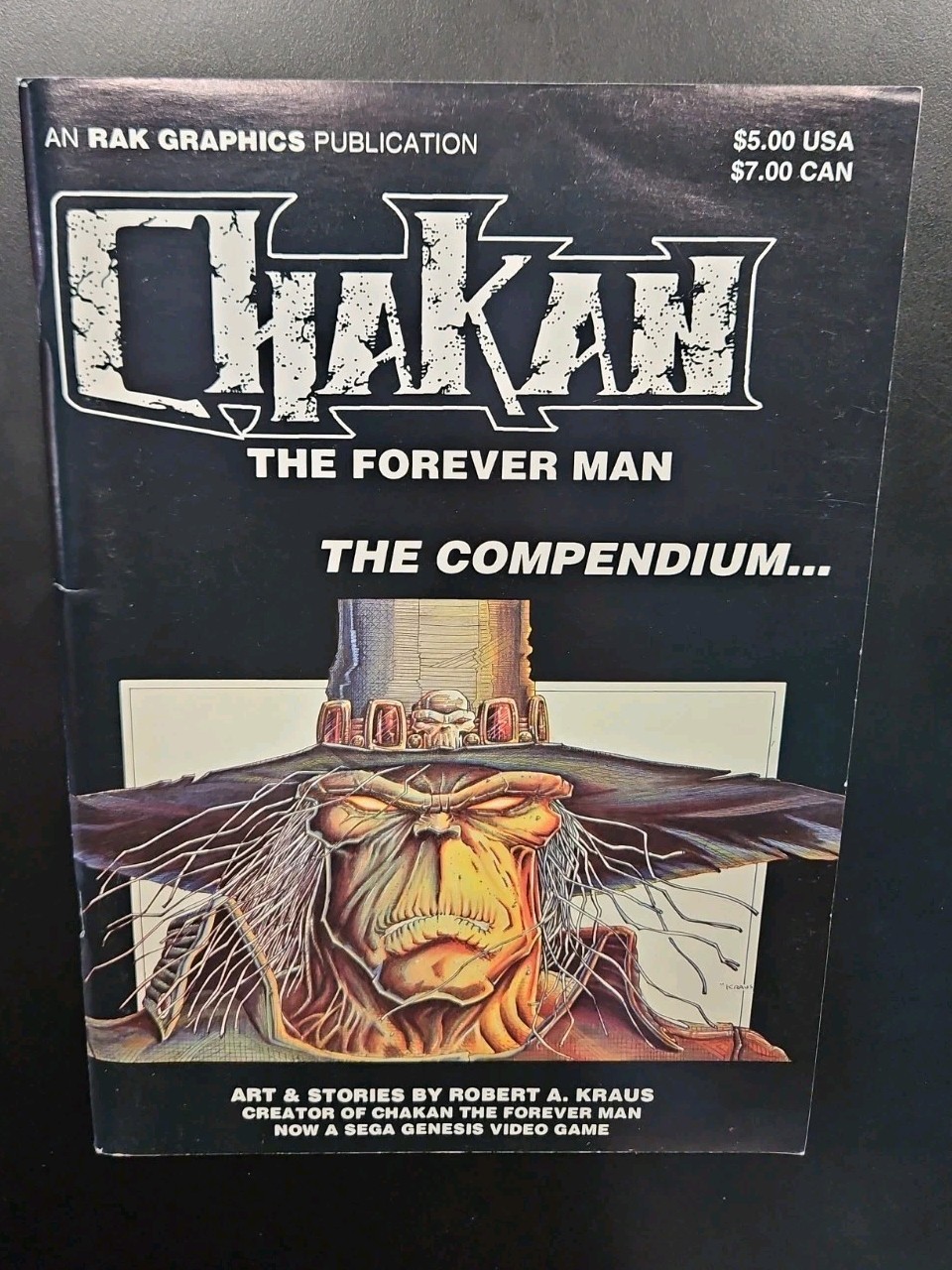 CHAKAN THE FOREVER MAN: COMPENDIUM 1st print Rak Graphics Publications 1993