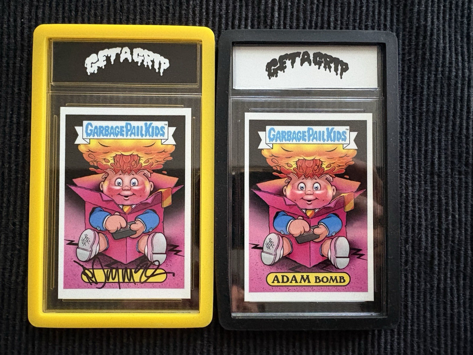 2x Garbage Pail Kids Get a Grip Limited /100 Adam Bomb Slabs GPK 2026 Gross Con