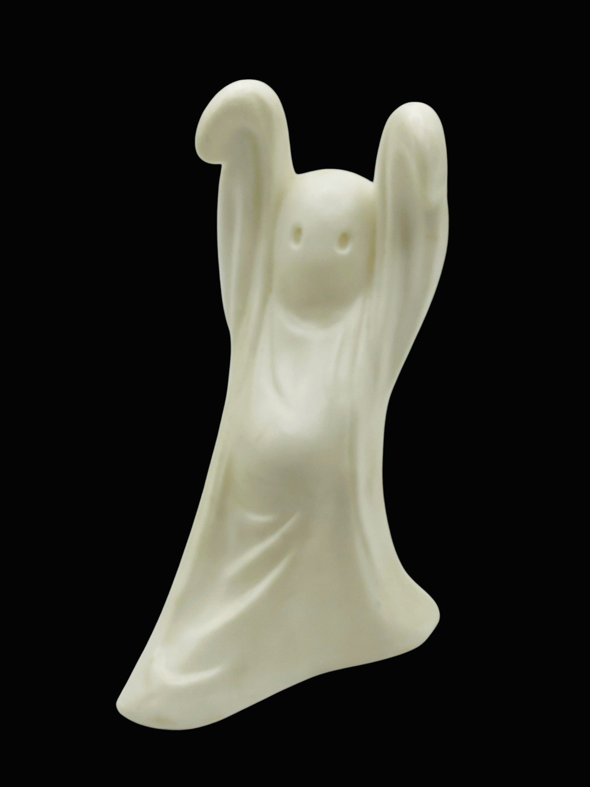 1973 Wilton Halloween Dancing Ghost 5” Hard Plastic Cake Topper Decor Hong Kong