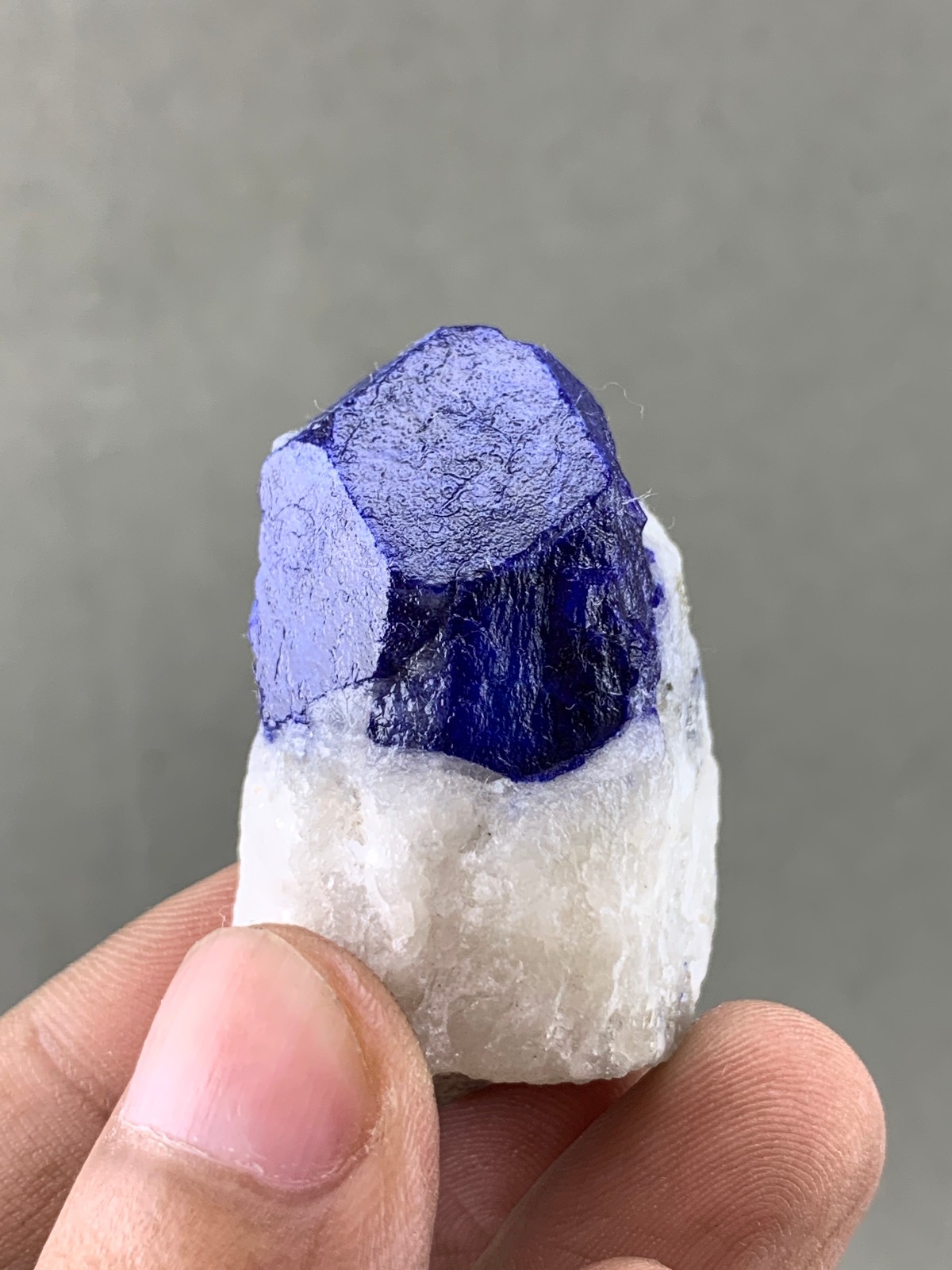30g Top Quality Natural Lazurite Crystal on Matrix Terminated mineral Specimen.