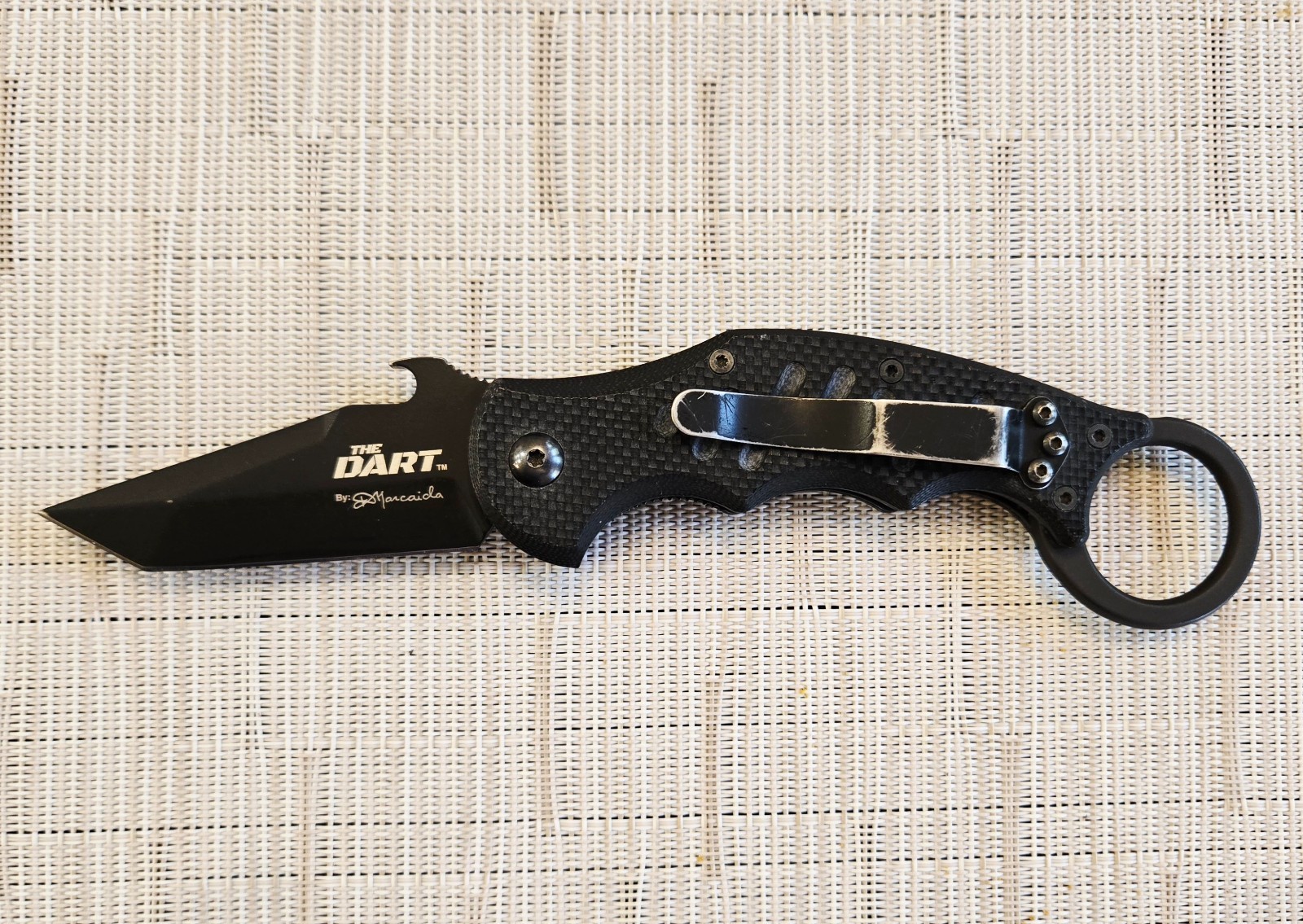 Collectors Fox Knives THE DART Doug Marcaida FX-597 Italian Karambit N690Co