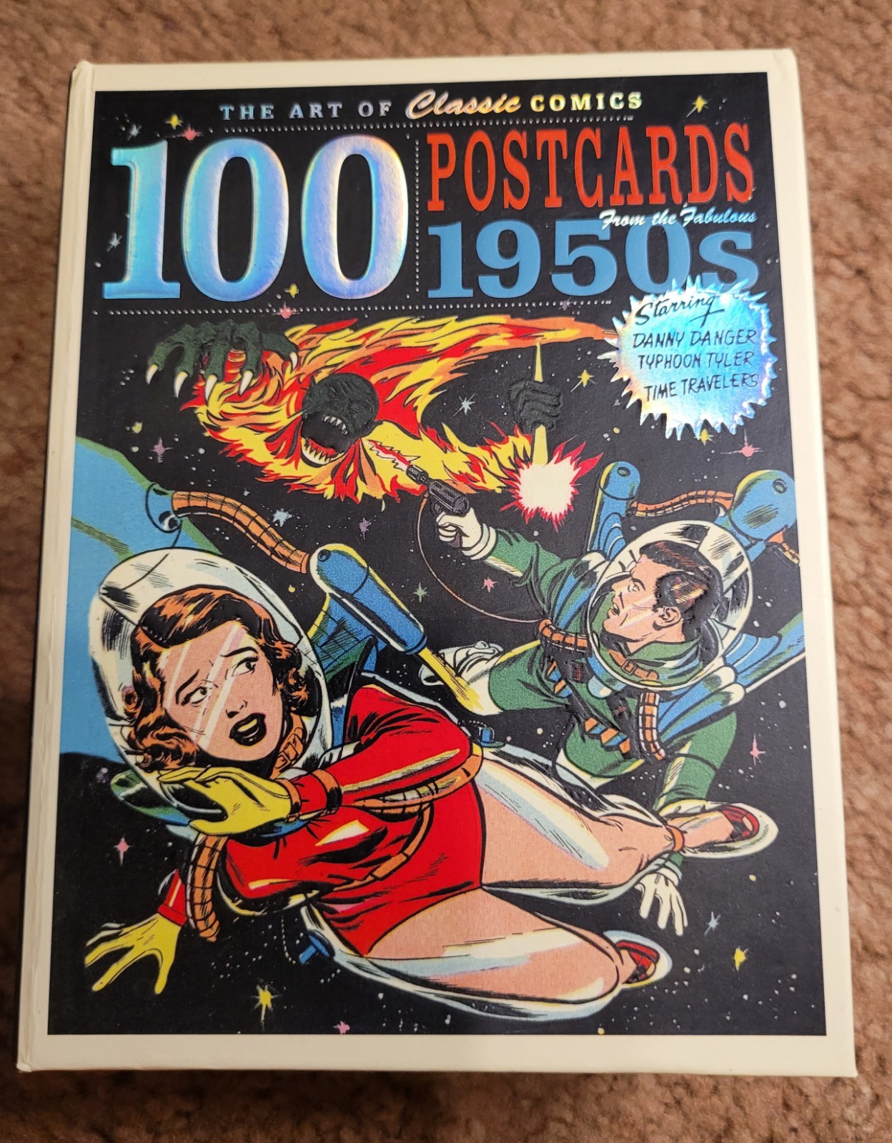 Art of Classic Comics 100 Postcards Set 1950s Golden Age Retro Sci Fi Horror