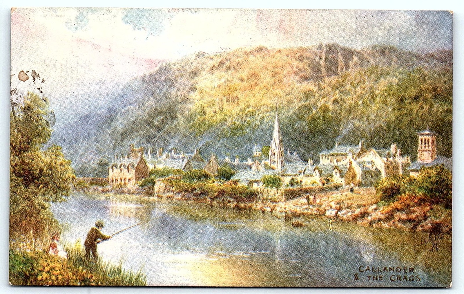 Postcard Tuck\'s Postcard: Callander & The Crags, Scotland