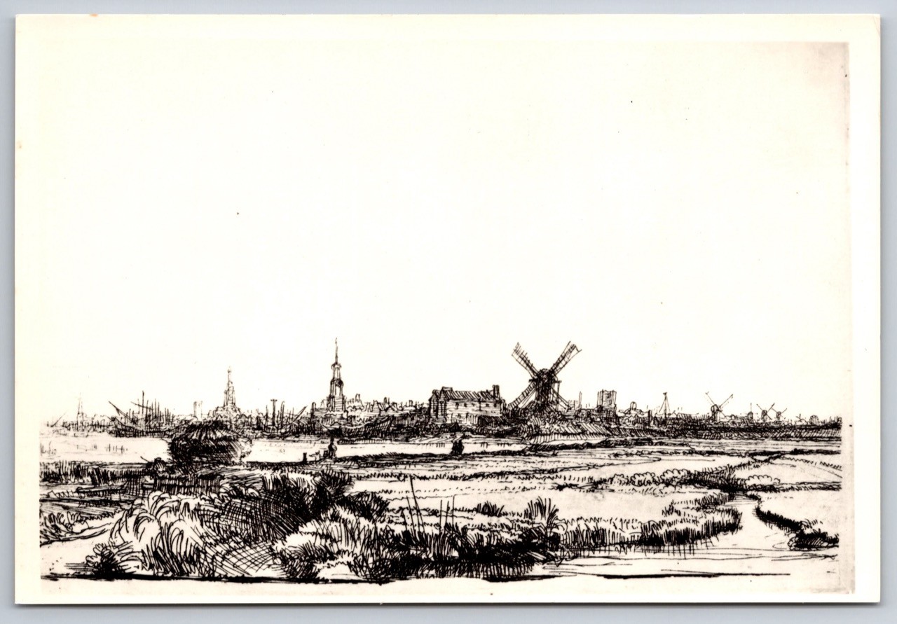Art Postcard of Etching \ Art Postcard of Etching \