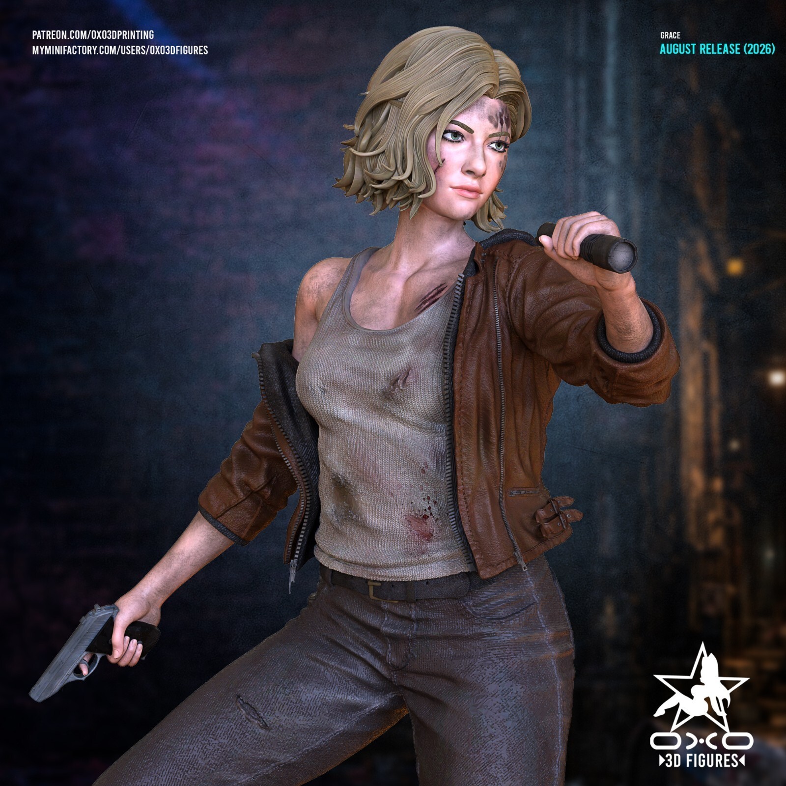 1:8 Grace Resident Evil Fan Art UNPAINTED High Quality Garage Kit