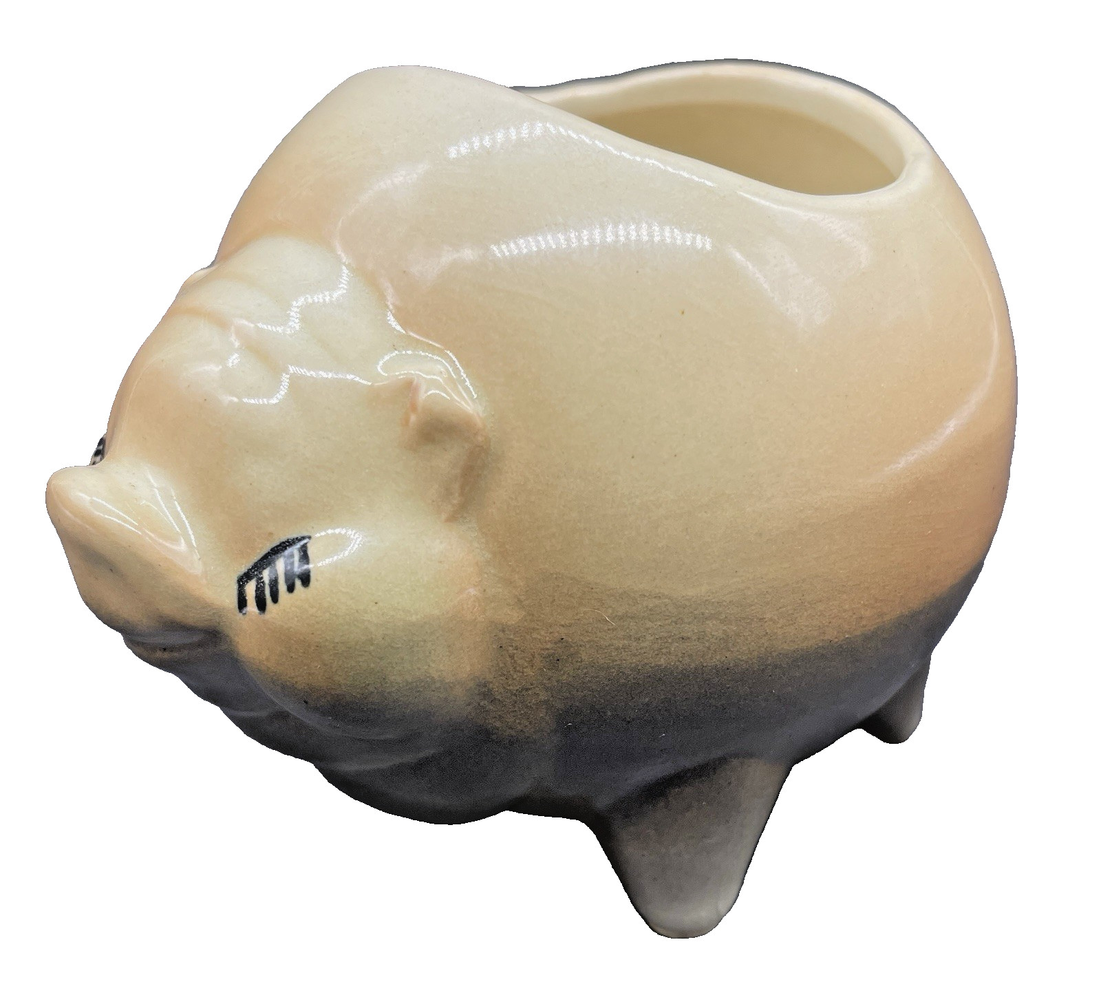 VINTAGE 1940's SHAWNEE USA 760 HAPPY PORTLY PIG PLANTER