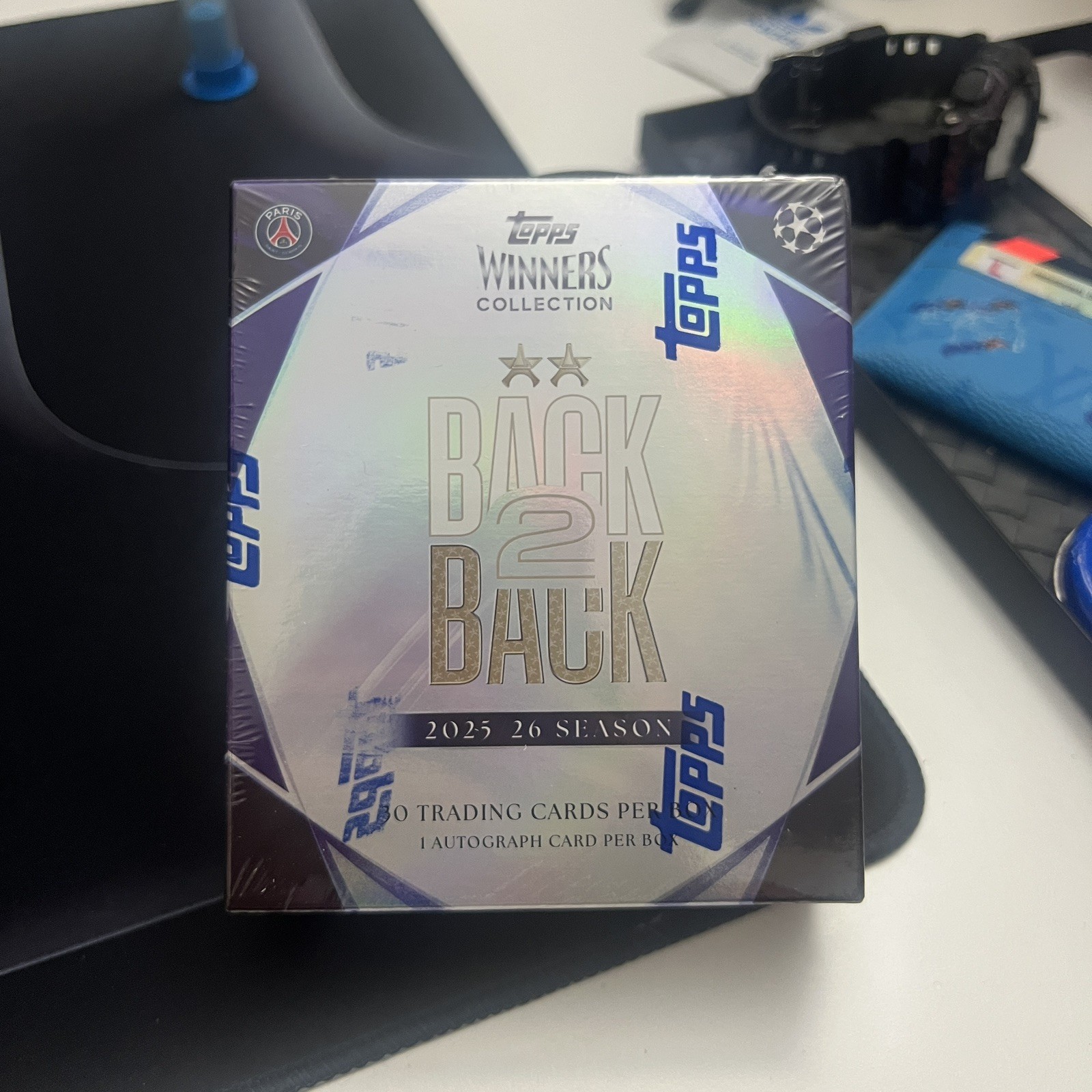 ⭐️ PSG Topps Champions d’Europe Set Back 2 Back 2025/2026 Winners Collection ⭐️