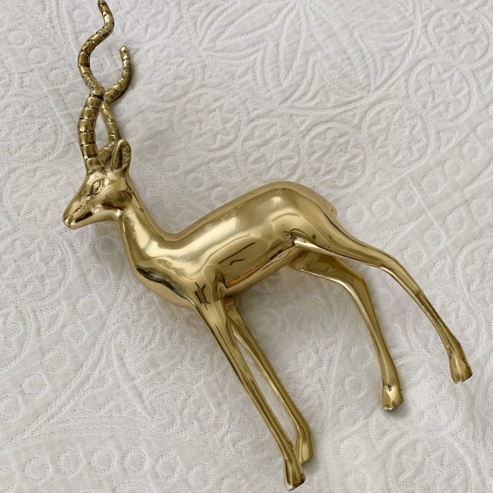 Vintage MCM Dolbi Cashier Brass Antelope