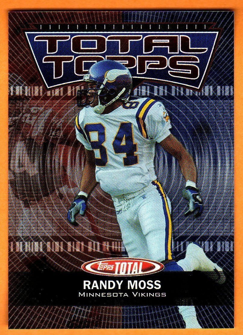 RANDY MOSS(MINNESOTA VIKINGS)2003-TOPPS TOTAL/FOOTBALL CARD RANDY MOSS(MINNESOTA VIKINGS)2003-TOPPS TOTAL/FOOTBALL CARD