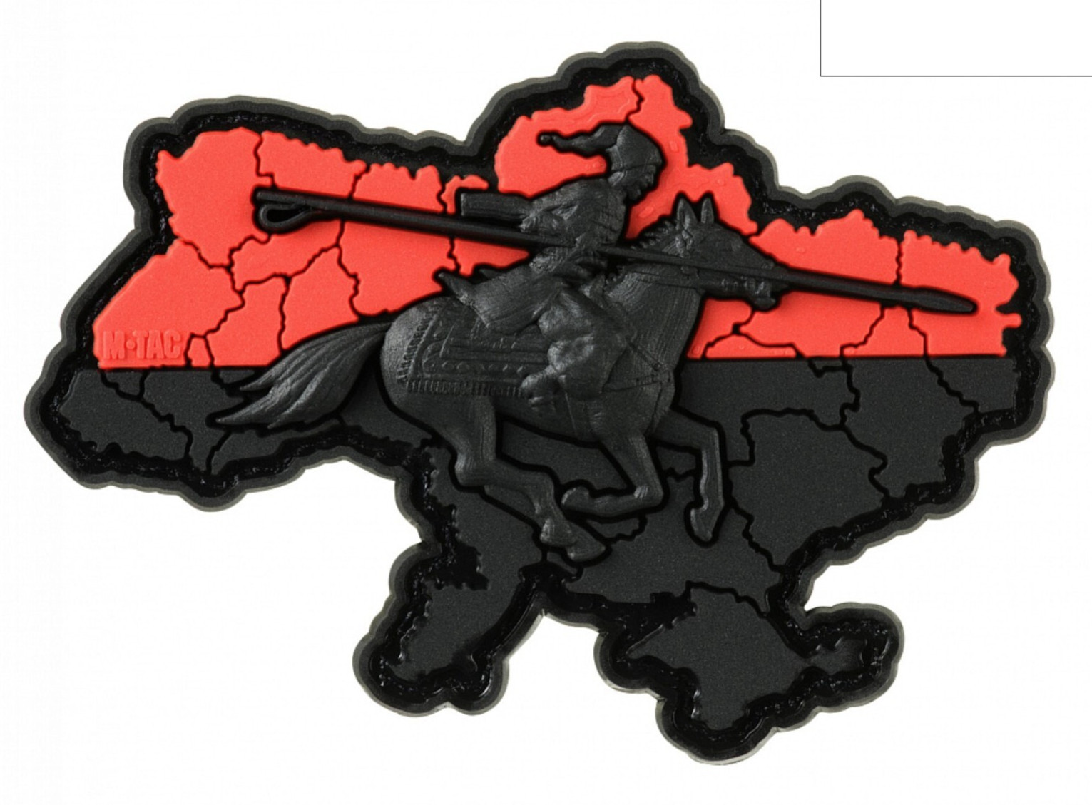 Ukraine Cossack 3D PVC Morale Patch Tactical Hook Loop Patriotic Chevron
