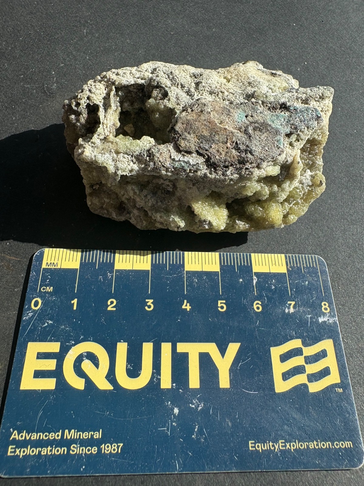 Green Cuprian Smithsonite