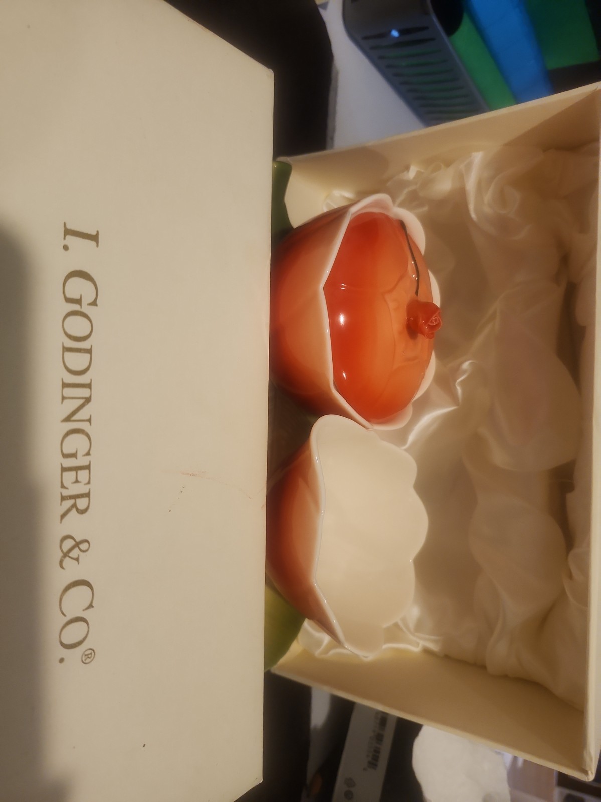 I. Godinger & Co Sugar Creamer/tray 3 piece NIB.  1026