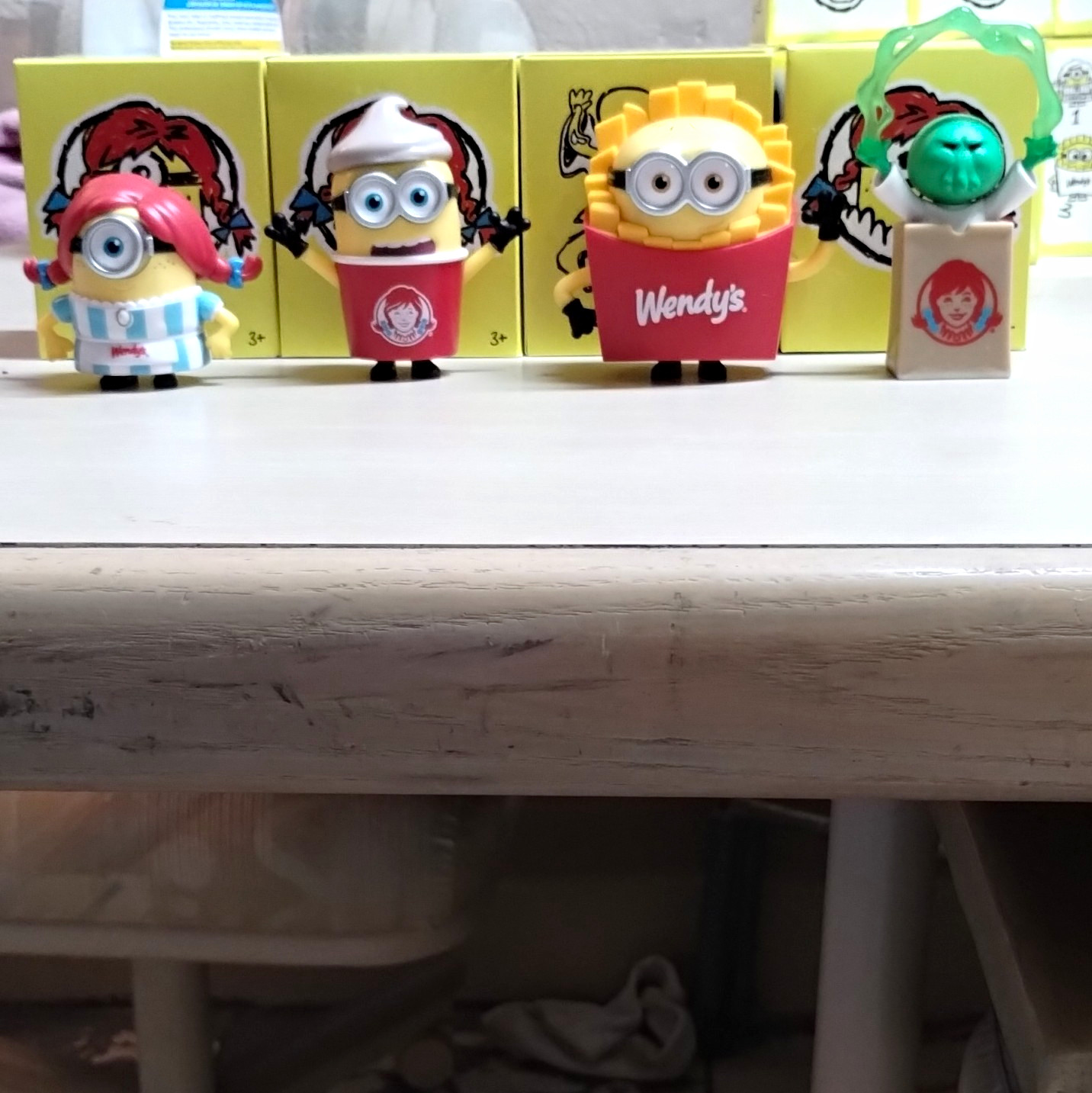 Wendy\'s Minions & Monsters  4 Piece Collectible Set (2026)