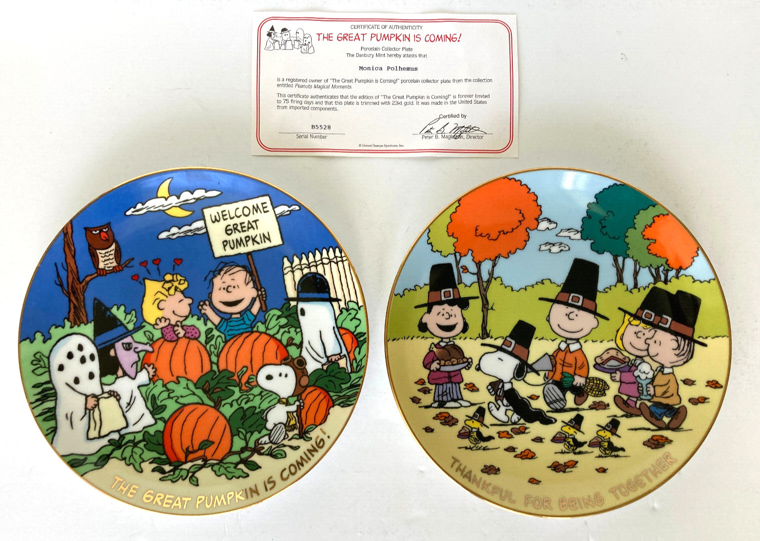 Lot of 2 Plate Peanuts \