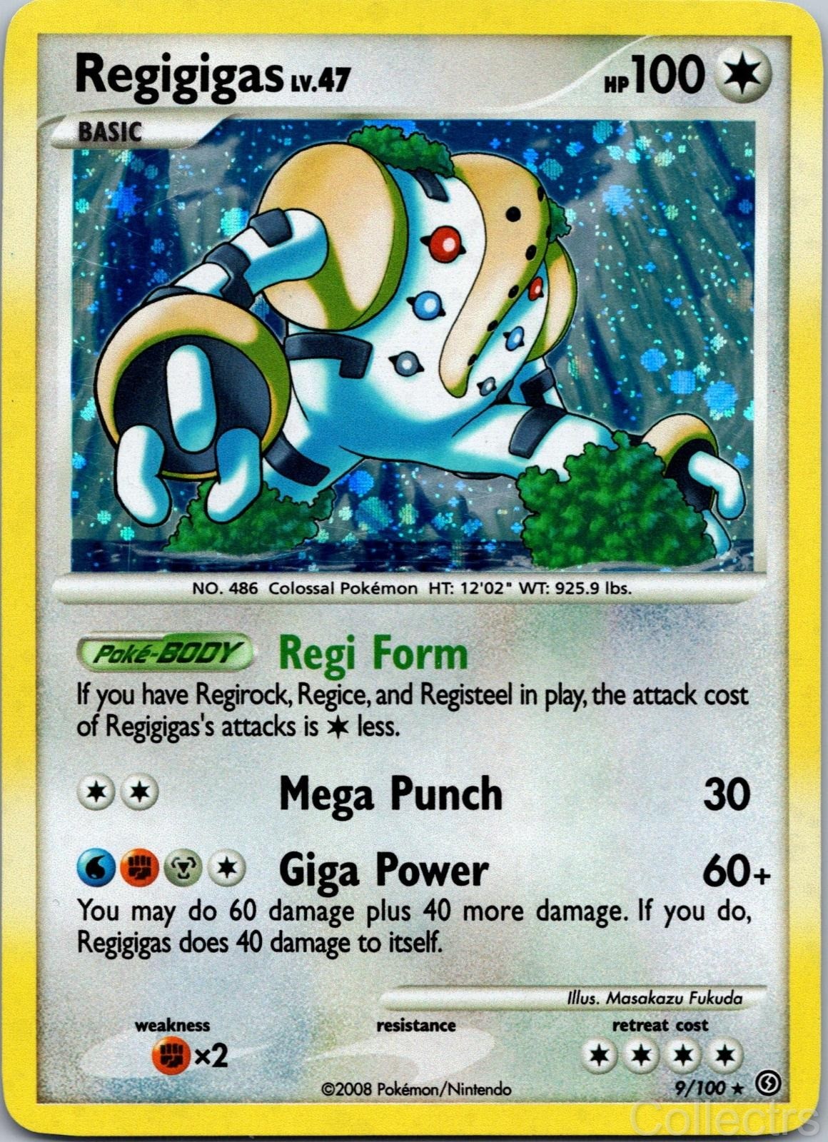 REGIGIGAS 9/100 HOLO STORMFRONT NM/M