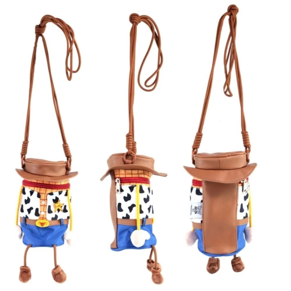 Disney Toy Story Woody Barrel Bag Crossbody Shoulder Purse Pixar Character Disney Toy Story Woody Barrel Bag Crossbody Shoulder Purse Pixar Character