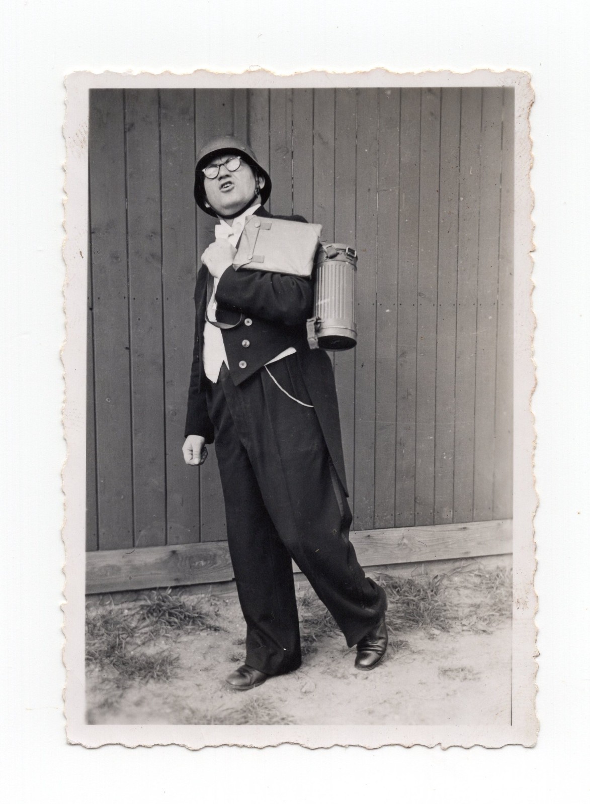 Comedian Albert Henke ~ Promo Photo ~ Leipzig, Germany ~ Captioned ~ Vintage