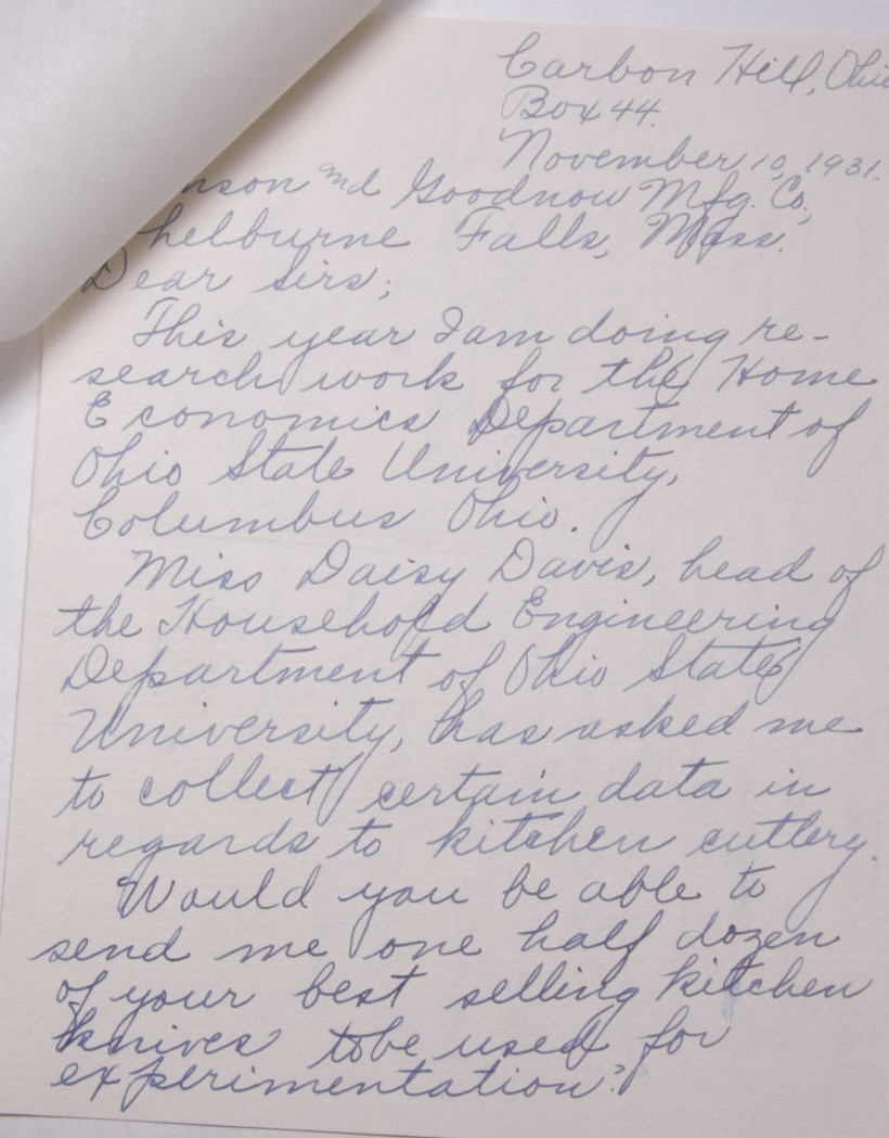1931 Lamson Goodnow Mary Alice Diehl Carbon Hill OH Hand Written Ephemera L847H 1931 Lamson Goodnow Mary Alice Diehl Carbon Hill OH Hand Written Ephemera L847H