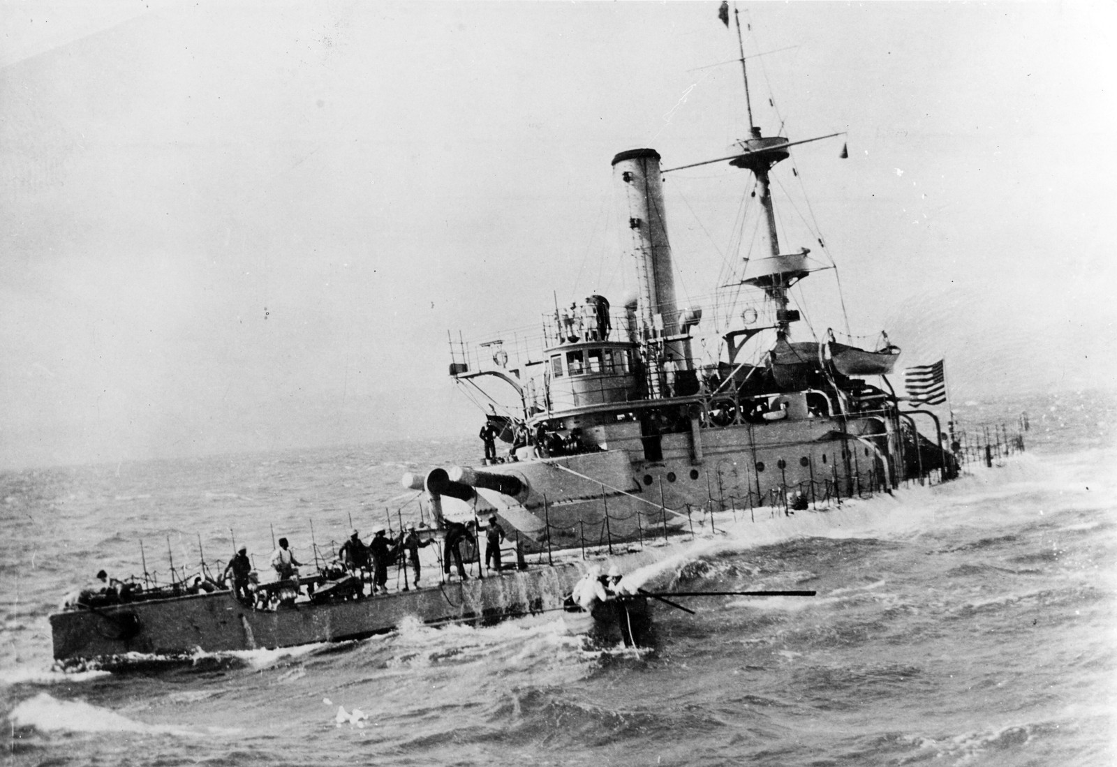USS Maine 1898 Vintage Spanish American War Naval Photo Reprint USS Maine 1898 Vintage Spanish American War Naval Photo Reprint
