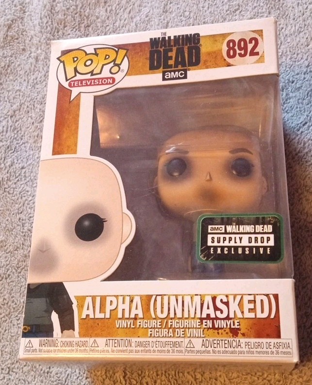 Funko Pop Vinyl: The Walking Dead - Alpha (Unmasked) - AMC #892 New nib