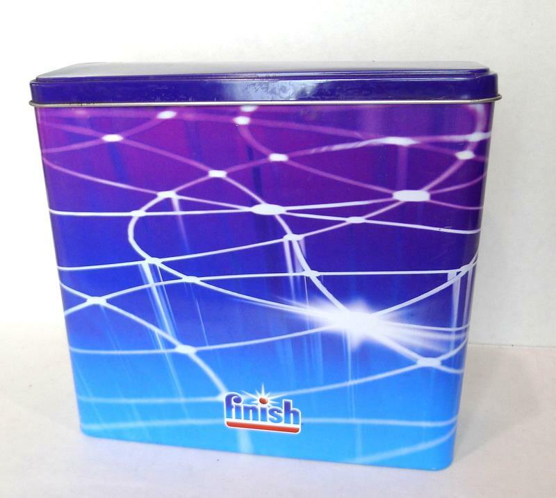 Finish Soap Tin hinged lid 2010 empty