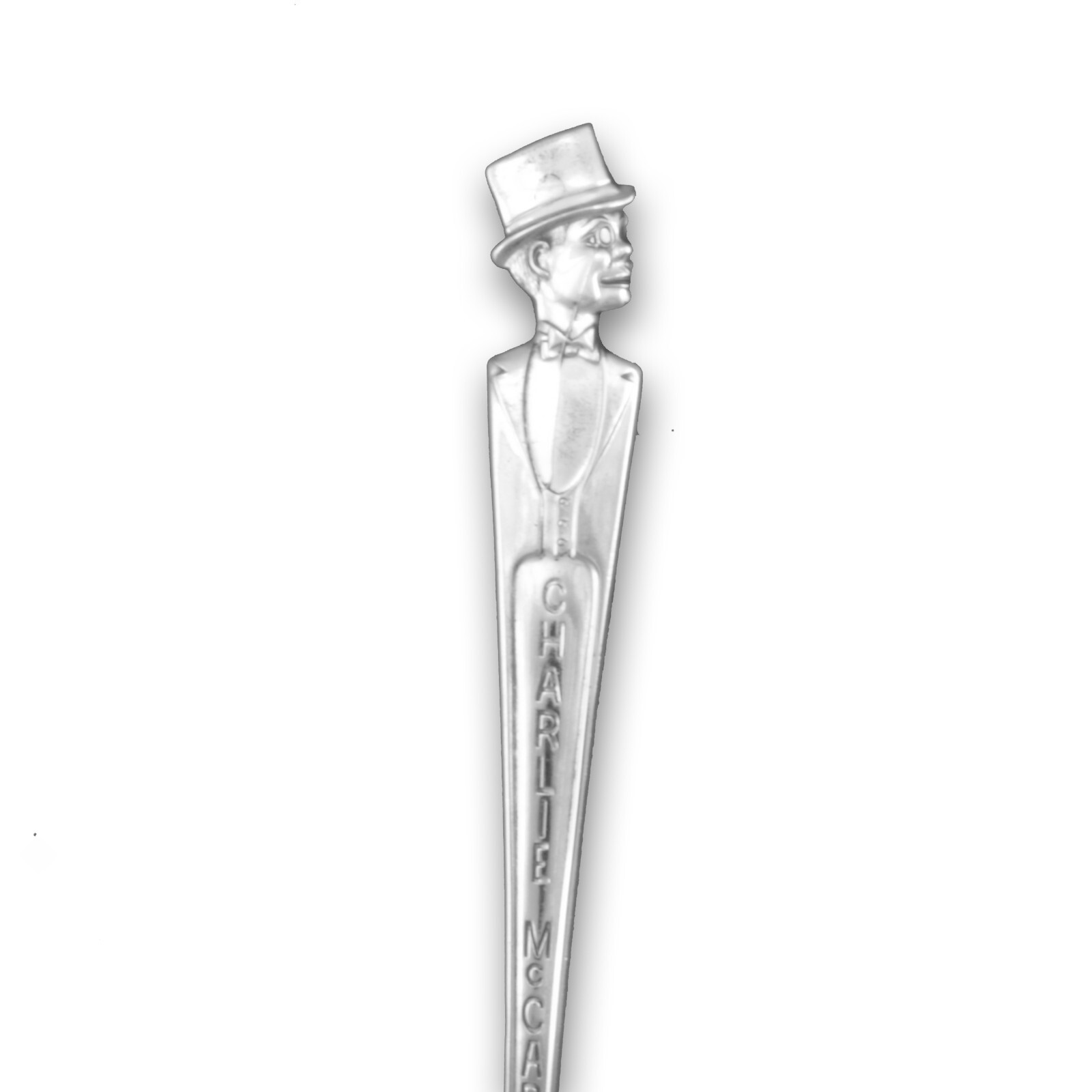 Charlie McCarthy tea spoon vintage collector piece Duchess silver plate Charlie McCarthy tea spoon vintage collector piece Duchess silver plate