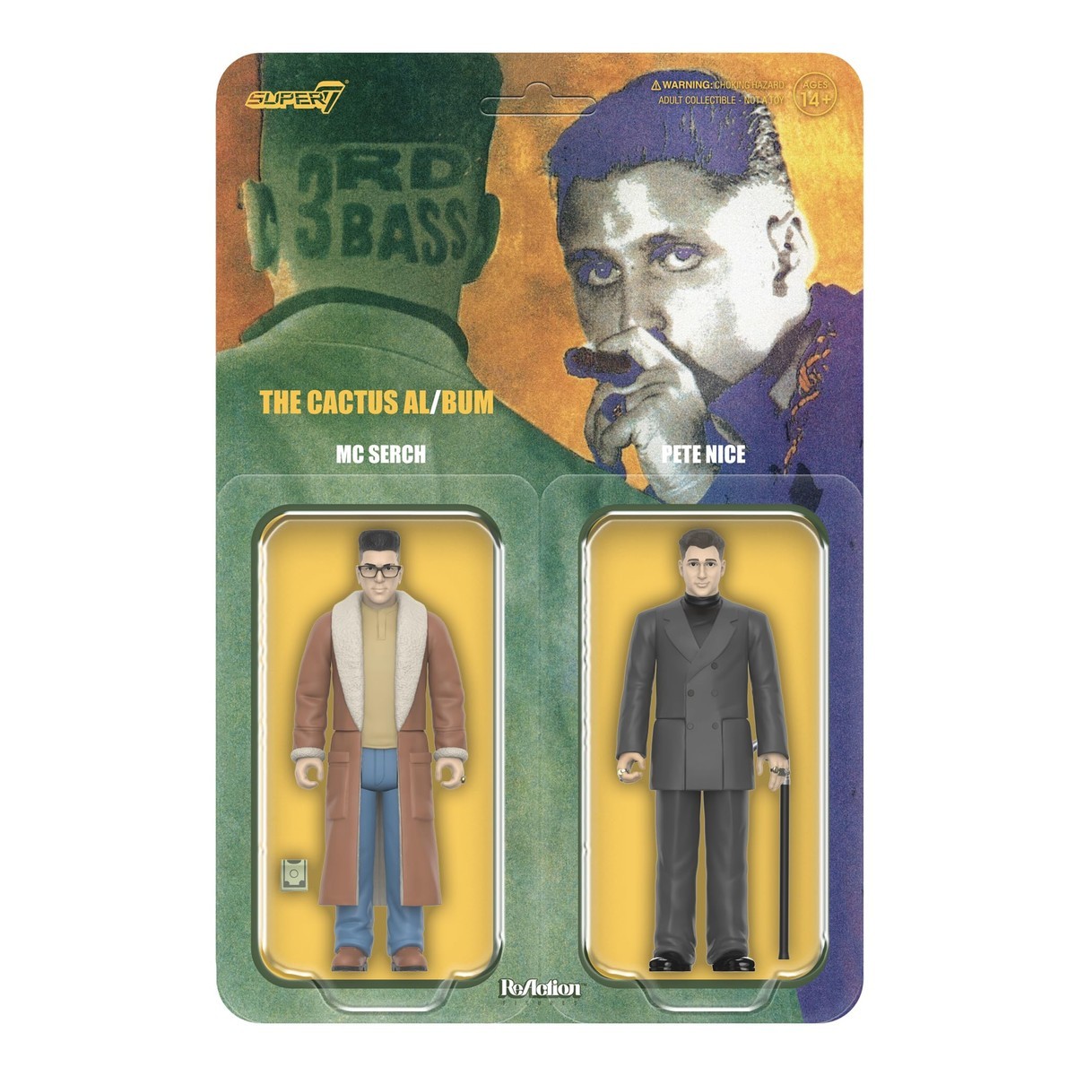 Super7 3rd Bass Pete Nice & M.C. Serch (2 Pack) 3.75\ Super7 3rd Bass Pete Nice & M.C. Serch (2 Pack) 3.75\