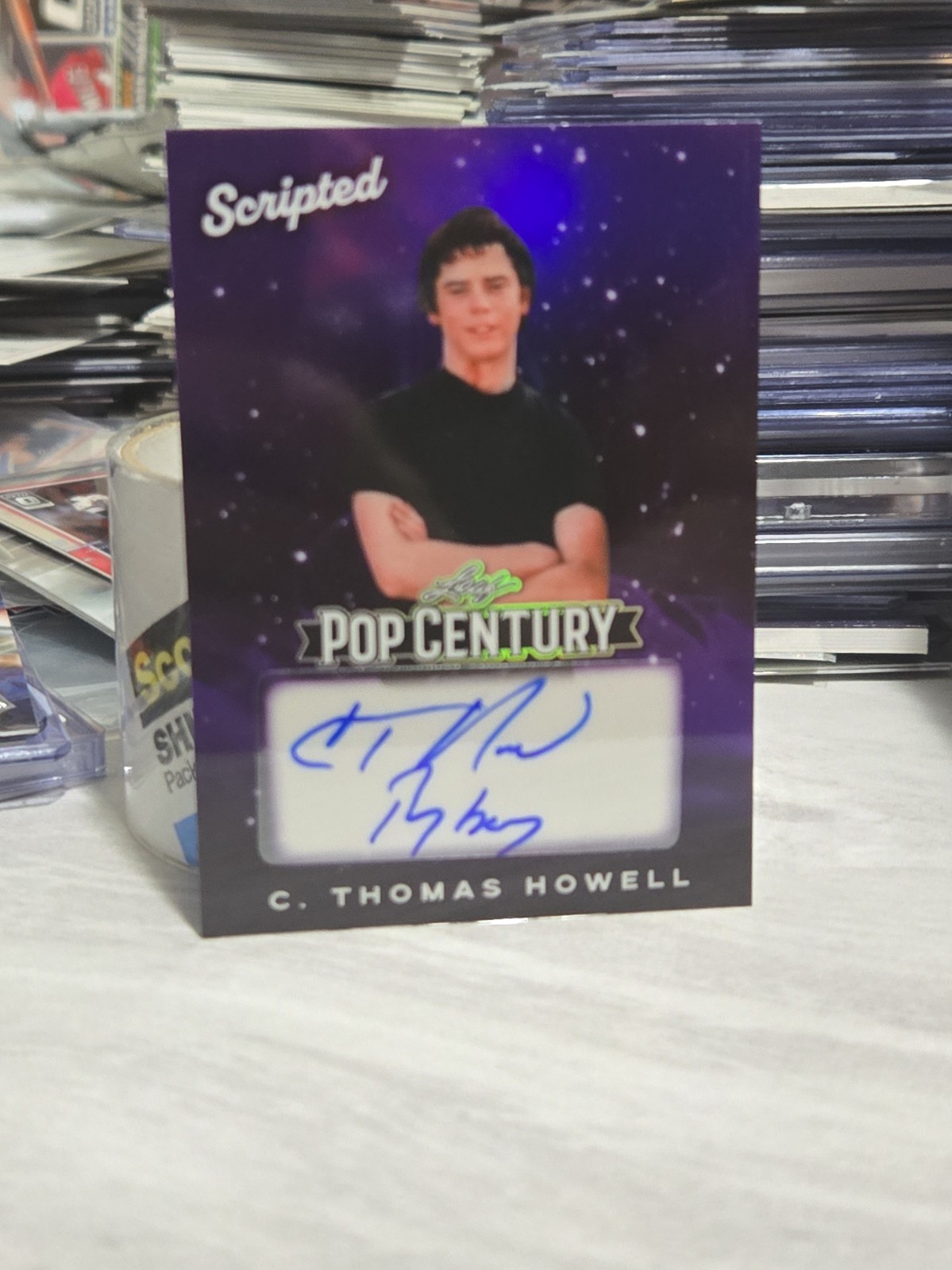 2026 Leaf Scripted Pop Century #S-CTH C. Thomas Howell Signed Auto 2/7 