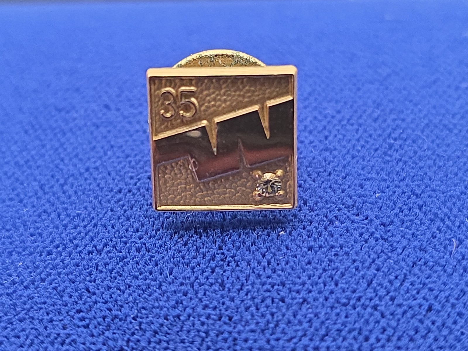 Western Airlines 35 Years Service Pin 10k GF Josten\'s